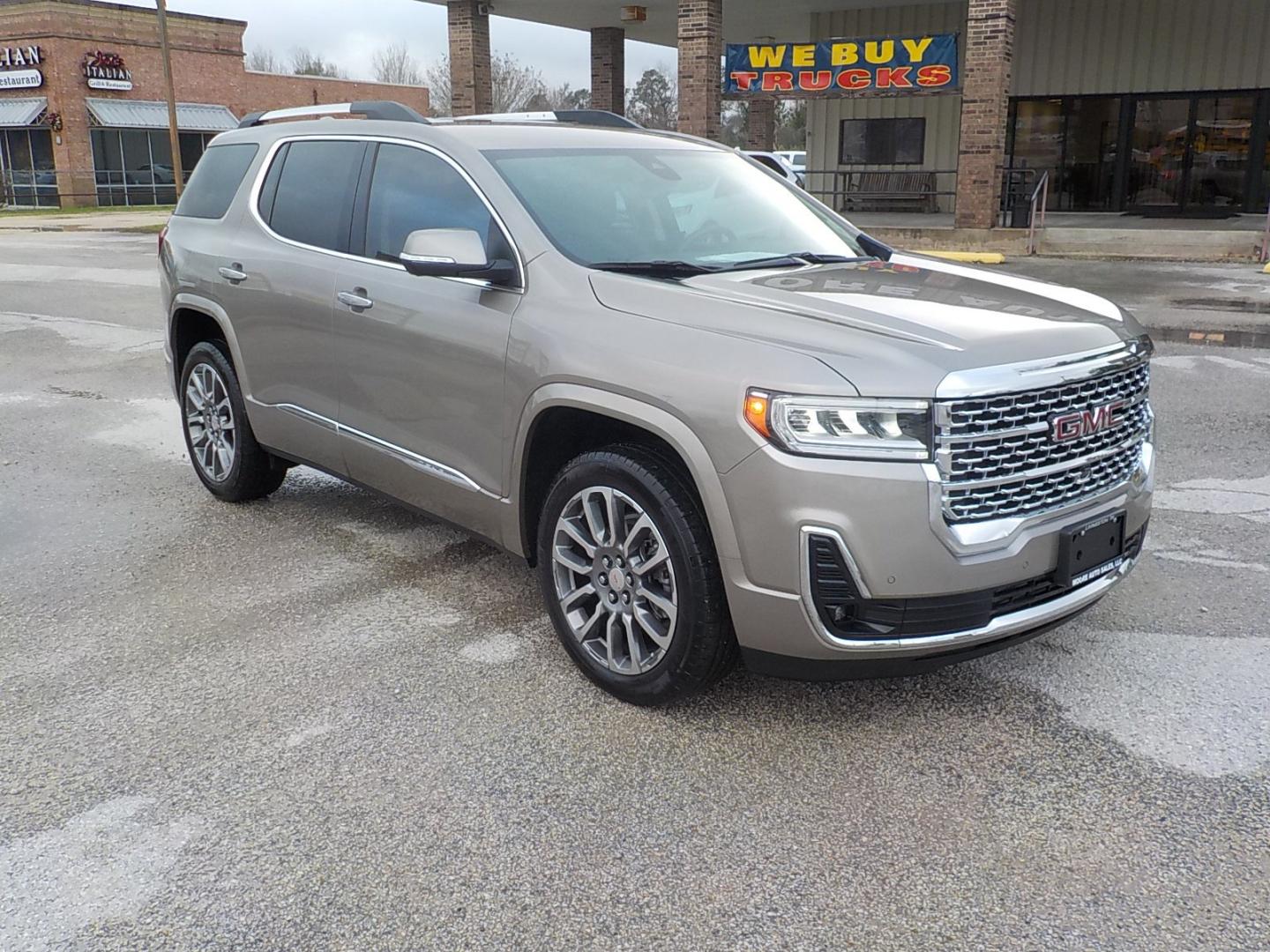 2022 Tan /Black GMC Acadia Denalli (1GKKNPL42NZ) with an 2.0L Turbo engine, Automatic transmission, located at 1617 W Church Street, Livingston, TX, 77351, (936) 327-3600, 30.710995, -94.951157 - ONE OWNER!! LOCALLY OWNED!! These folks took EXCEPTIONAL care of this vehicle! Did I mention this is a Denalli! Ride in style! - Photo#1